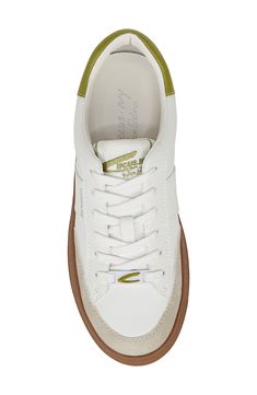 Bring sporty style to casual ensembles with this classic sneaker. 1" platform Lace-up style Leather and synthetic upper/synthetic lining and sole Imported Lace-up Platform Sneakers With Gum Sole, Casual Green Platform Sneakers With Contrast Sole, Low-top Synthetic Platform Sneakers With Gum Sole, Casual Mid-top Platform Sneakers With Contrast Sole, Synthetic Round Toe Platform Sneakers With Gum Sole, Casual High-top Platform Sneakers With Gum Sole, Everyday High-top Platform Sneakers With Gum Sole, Sporty Platform Sneakers With Contrast Sole For Everyday, Casual Platform Sneakers With Contrast Sole For Everyday