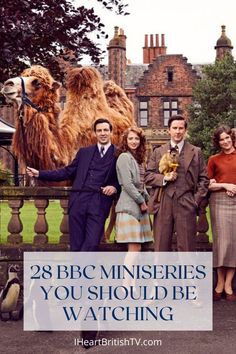 two men and three women standing next to each other with the words 25 bbc misseres you should be watching