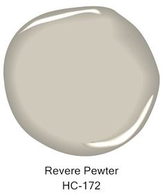 a white paint color with the words revere pewer hoc - 722 on it