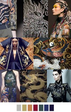 Asian Inspired Fashion, Winter Typ, Enter The Dragon, Design Moda, Fashion Forecasting, 2016 Trends, 2017 Fashion Trends, Print Trends