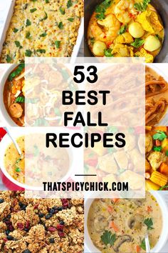 An all-star collection of 53 fall recipes that are super delicious, cozy and comforting and full of BIG flavors! Whether you’re looking for warming soups, hearty pastas, easy make ahead breakfasts, or sides and mains for your Thanksgiving table, this list has got you covered for fall season! Best Fall Recipes, Cozy Fall Recipes, Creamy Chicken Casserole, Cornbread Dressing Southern, Fall Fun Food, Spicy Cheese, Easy Autumn Recipes, Fall Recipe, Fall Dinner Recipes