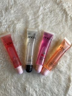 Give your lips the moisture it's been looking for with this max lipgloss variety bundle. Makes lips soft and feel luxurious. Max Cherimoya Lip Gloss, Lip Care Aesthetic, Honey Pink, Lip Gloss Collection, Lip Combo, Care Aesthetic, Beauty Supplies, Soft Lips, Your Lips