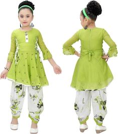 PRODUCT DETAILS ------------------------- Beautiful Kids Girls Cotton Blend Kurta Patiala Harem Dhoti Suit. Fabric :- Cotton Blend Pattern :- Printed Color :- Green, Pink, Yellow Fit Type :- Regular Occasion :- Casual, Festive, Ceremony, Wedding Care Instructions :- Dry Clean Only Kids Dress Indian, Traditional Dresses For Kids, Dress Kids Girl, Patiyala Salwar, Kids Maxi Dresses, Kids Maxi, India Shopping, Patiala Suit