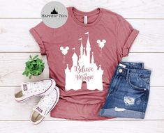 Disney Matching Shirts, Magic Kingdom Shirt, Home Disney, Disney World Outfits