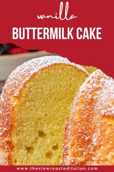 this vanilla buttermilk cake is so good it's made with only 3 ingredients