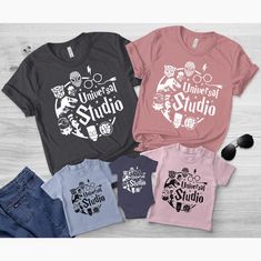 Universal Studios Shirt,universal Studios Family Shirt,family Vacation Custom T-shirt,family Matching Shirt Group Matching, Senior Trip, Family Vacation Shirts, Travel Shirts