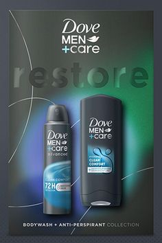 Looking for something special for a man who likes to take great care of himself? Gift him a double dose of comfort, care and confidence with the Dove Men+Care Restore Collection. Because we believe that care makes a man stronger, this gift set features a full-size Dove Men+Care Hydrating Clean Comfort 3-in-1 Hair, Face & Body Wash and Clean Comfort Advanced Care Anti-perspirant Deodorant Aerosol to keep him feeling comfortable and protected all day. The body wash gives him healthier, smoother skin after just one shower thanks to 24-hour MicroMoisture technology, providing continuous nourishment throughout the day and leaving him feeling re-energised with a fresh lemon and cedarwood fragrance. Plus, it saves space in his bathroom or sports bag. Features: Dove Men+Care Restore Collection Gif His Bathroom, Dove Men Care, Dove Men, Luxury Gifts For Her, The Dove, Anti Perspirant, Skincare Gift Set, Beard Grooming, Skin Care Gifts