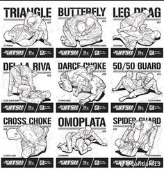 the instructions for how to do cross chokes in martial arts and crafts, illustrated on paper