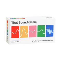 the box for that sound game is white with multicolored squares and lines on it