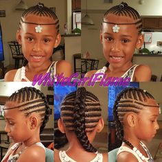 Hooked my girl up #WhiteGirlFlame #MsFlavasCreations #KidsBraids #Braids Braided Styles, Natural Hairstyles For Kids, Girls Natural Hairstyles, Kids' Braids