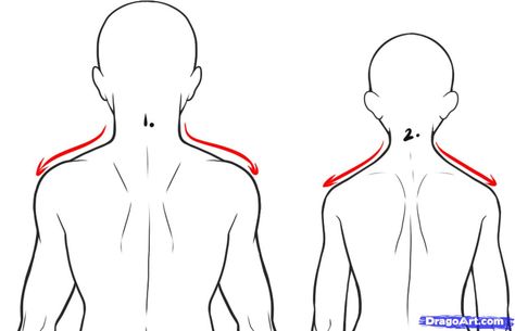 Knowing how to draw backs is important as an artist because not everyone likes to draw their characters in a front, side, or ¾ view all the time. Description from dragoart.com. I searched for this on bing.com/images How To Draw Back View Person, Side Base Drawing, Front Side Back View Character Base, How To Draw Body Back View, Facing Backwards Pose Drawing, Front Side Back View Character, Anime Back View Reference, Body Reference Back View, How To Draw Someone From The Back