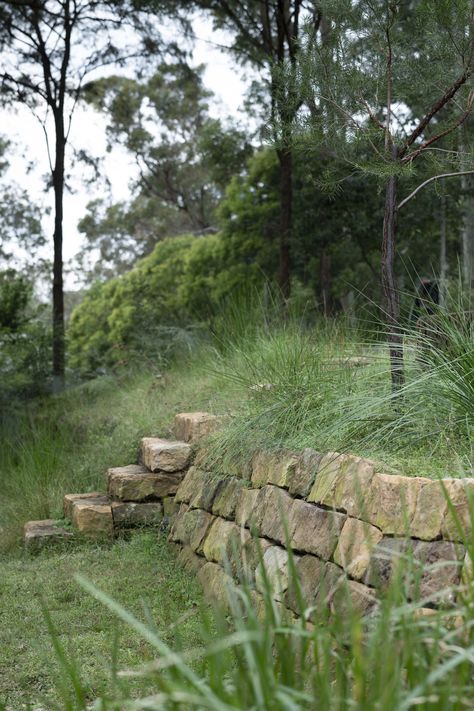 Limestone Bench, Fieldstone Wall, Landscape Plaza, Terraced Landscaping, Landscape Construction, Coastal Gardens, Garden Landscape Design, Garden Structures, Terrace Garden