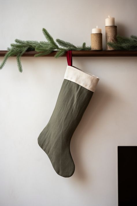 100% Linen Material: Our stockings are made from durable and beautiful linen fabric and lined with 100% cotton lining, ensuring they'll last for many Christmases to come. Rustic Dining Table Decor, Linen Christmas Stocking, Designer Pillow Covers, Glendale California, Modern Table Runners, Handmade Table Runner, Natural Linen Fabric, Table Runners Wedding, Unique Pillows