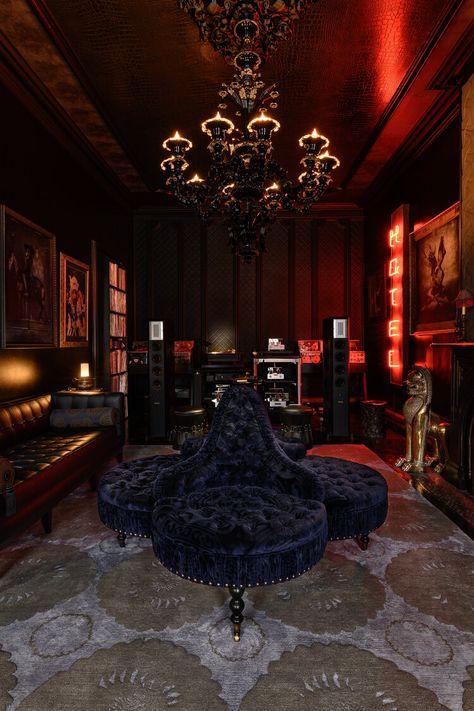 Music Rooms — Raven Vanguard Room Ideas With Lights, Room Ideas For Bloxburg, Ideas For Bloxburg, Cool Room Ideas, Victorian House Interiors, Home Music Rooms, Gothic Music, Music Rooms, Romantic Bedroom Decor