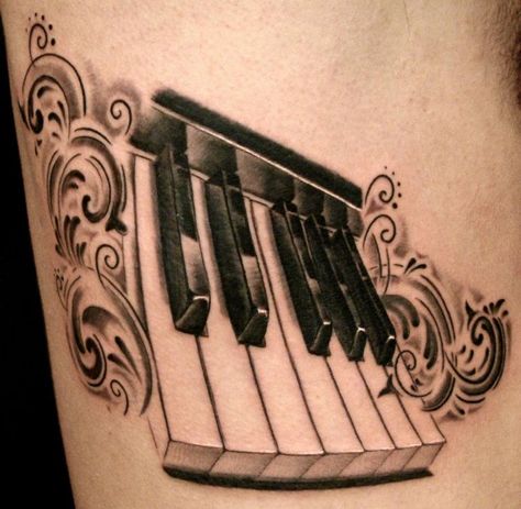 20+ Lovely Piano Tattoo Ideas – Truetattoos Piano Key Tattoo, Piano Keys Tattoo, Key Tattoo Ideas, Piano Tattoos, Keys Tattoo, Musical Tattoos, Piano Tattoo, Tattoo 2015, Key Tattoo Designs