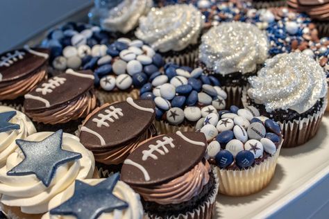 Dallas Cowboys cupcakes Dallas Cowboys Cupcakes Ideas, Dallas Cowboys Gender Reveal Ideas, Dallas Cowboys Food, Dallas Cowboys Cupcakes, Dallas Cowboys Snacks, Dallas Cowboy Cupcakes, Cowboys Cupcakes Dallas, Dallas Cowboys 40th Birthday Party, Dallas Cowboys Baby Shower Ideas