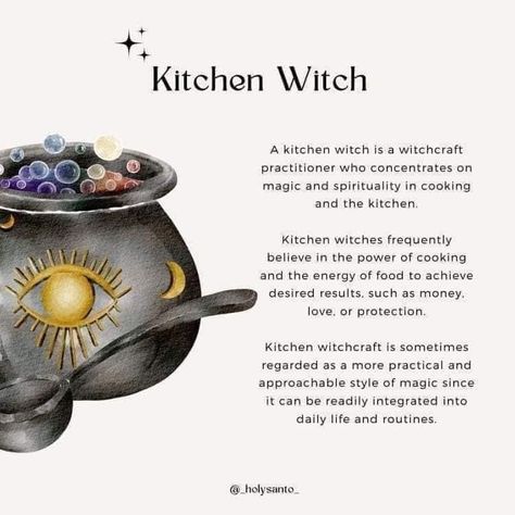 Kitchen Witchery Aesthetic, Kitchen Witch Outfit, Witch Kitchen Aesthetic, Kitchen Witch Aesthetic, Witch Info, Witch Types, Kitchen Witchcraft, Types Of Witchcraft, Witch Life