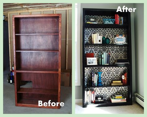 Bookcase Makeover, Bookshelf Makeover, Diy Furniture Restoration, Cottagecore Kitchen, Old Bookcase, Office Bookcase, Bookshelves Diy, Furniture Renovation, Refurbished Furniture