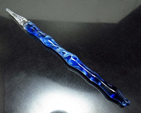 Excited to share the latest addition to my #etsy shop: Glass dip pen in sapphire blue with silver luster - Calligraphy pen with glass nib - murano style glass fountain pen - glass quill pen https://etsy.me/3kxrtGY #cardmakingstationery #yes #drawing #calligraphy #glass Glass Fountain Pen, Glass Fountain, Drawing Calligraphy, Fountain Pen Drawing, Gift Calligraphy, Glass Dip Pen, Nib Calligraphy, Calligraphy Drawing, Calligraphy Set