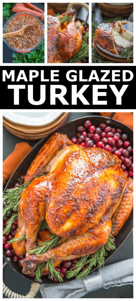 Maple-Glazed Turkey Maple Butter Turkey, Honey Roasted Turkey Recipes, Maple Glazed Turkey Thanksgiving Recipes, Maple Turkey Recipes Thanksgiving, Maple Bourbon Glazed Turkey, Sweet Turkey Recipes Thanksgiving, Turkey Glaze Thanksgiving, Honey Glazed Turkey Thanksgiving, Crispy Turkey Thanksgiving