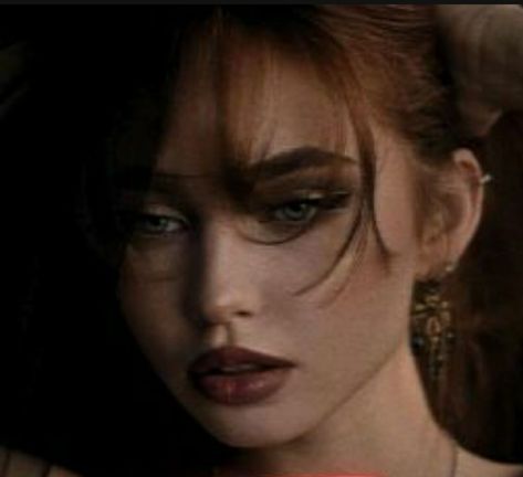 Dark Feminine Face Claims, Pretty Episode Characters, Vampire Face Claim, Female Vampire Aesthetic, Character Face Claims, Blonde Vampire, Jules Ambrose, Details Aesthetic, Red Hair Inspo