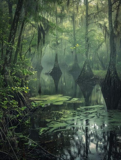 Everglades in Florida Everglades Aesthetic, Old Florida Aesthetic, Lagoon Aesthetic, Swamp Core, Swamp Aesthetic, Water Priestess, Their Eyes Were Watching God, Florida Everglades, Book Mood