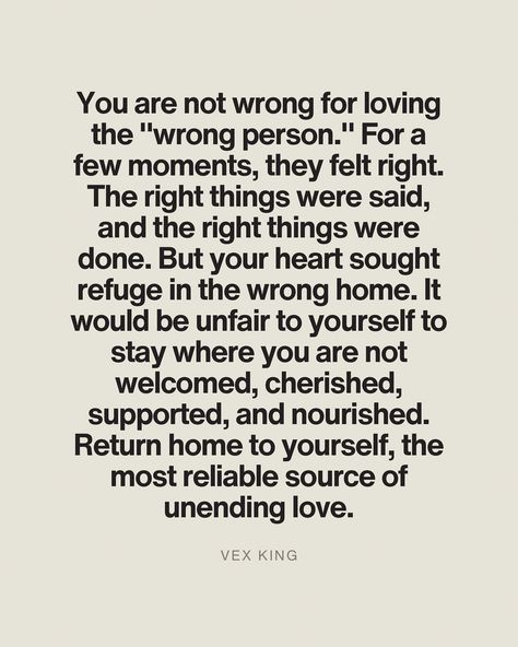 Love is a light you carry, casting away shadows and inviting some to its glow. Its radiance never dims, even when shared with the “wrong” person, because, in every circumstance, love is a triumph of the human spirit, an expression of divinity. Love is infinite, never lost, taken, or wasted.⁣ ⁣ This reframing will challenge you. It will stretch you to see your pain as a testament to your capacity for connection instead of the cost of your vulnerability. It will humble you as you recognize the ... Lock In With Yourself, Love Is Never Wasted, Fear Of Abandonment, Embrace Yourself, Humble Yourself, Human Spirit, Wrong Person, Healthy Mind, Losing You