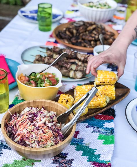 Al fresco dining season. Elevated BBQ menu Elevated Bbq Food, Rustic Food, Bbq Menu, Bbq Dinner, Al Fresco Dining, Kitchen Food, Bbq Recipes, Food Photo, Acai Bowl