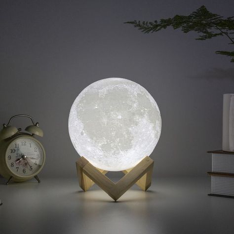 Moon Light Lamp Aesthetic, Moon Led Light, Moon Light Lamp, Moon Desk Lamp, Heart Moon Lamp, Design Inspo, Room Inspo, Moon, Room Design