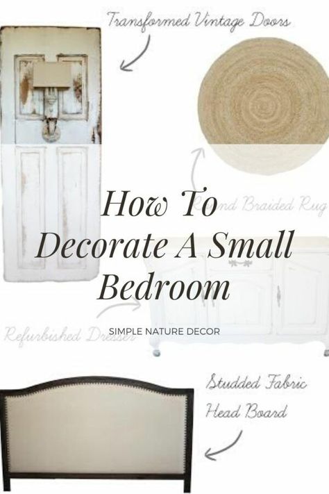 How To Decorate A Small Guest Bedroom. See ideas at the blog. #bedroomdesign #smallbedroomideas #bedroomdecor Decorate Small Guest Bedroom, How To Decorate A Guest Bedroom, Small House Furniture, Small Guest Bedroom, Cheap Fall Decor, Minimalistic Decor, Southern Architecture, Coastal Interiors Design, House Of Turquoise