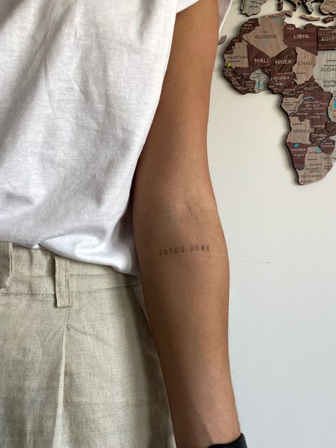 Fine line tattoo Tattoo Fine Line, Tattoo Name, Fine Line Tattoo, Line Tattoo, Date Of Birth, Name Tattoos, Fine Line Tattoos, Line Tattoos, 5 Months