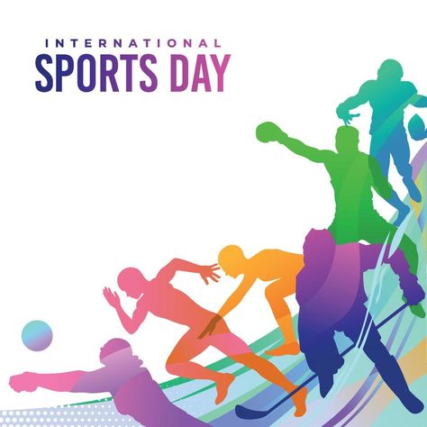 Sports Day Banner Design, Sports Day Flyer, Sports Day Images, Sports Day Background, International Sports Day, Sports Day Banner, Sports Day Poster, Sports Illustrations Art, School Sports Day