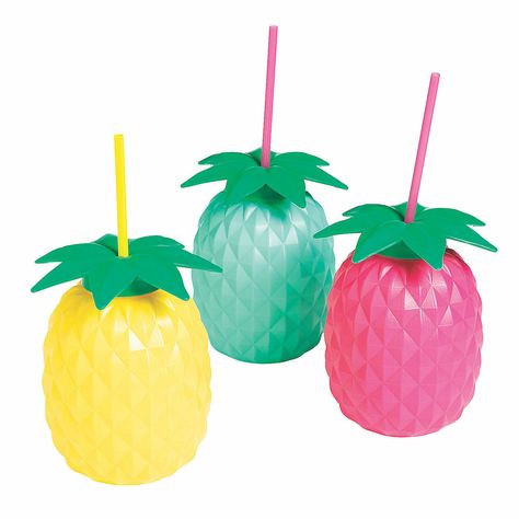 These Colorful Pineapple Cups let you sip in style! A great addition to luau or tropical party supplies, you can even use them at a tropical or pineapple theme birthday party. They're great for kids, but adults can get in the fun, too! Plastic. (6 pcs. per unit) 6" 24 oz. Powered by Frooition Store Home About Fun Express View Our Customer Feedback Add Us To Your Favorite Sellers Contact Us Other Apparel Accessories Basic Supplies Craft Kits Craft Supplies Candy Educational Home Decor Jewelry Party Decor Party Supplies Stationery Toys All Items See our eBay store for more great items >> Shop Categories OtherApparel AccessoriesBasic SuppliesCraft KitsCraft SuppliesCandyEducationalHome DecorJewelryParty DecorParty SuppliesStationeryToys Helpful Links Add to Favorite Sellers View Feedback Visi