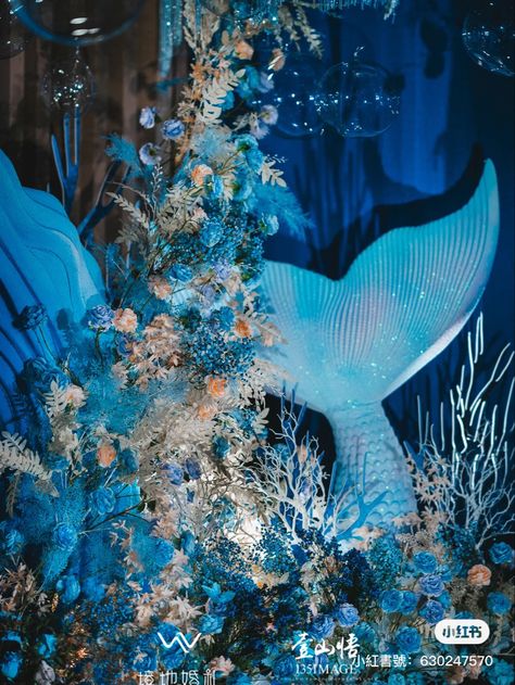 Under The Sea Debut Theme, Under The Sea Prom Theme Decoration, Under The Sea Gala, Under The Sea Quinceanera Theme, Under The Sea Prom, 18th Debut Ideas, Under The Sea Wedding, Sea Wedding Theme, Debut Theme