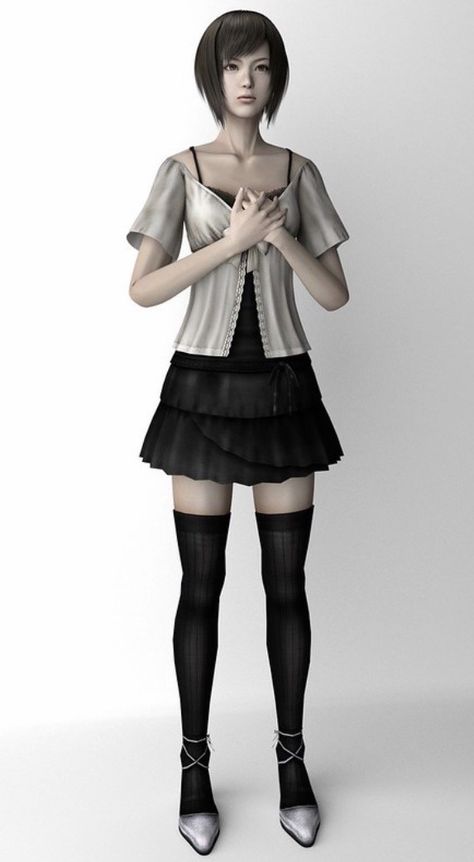 Fatal Frame Outfit, Video Game Outfits, Fatal Frame, Japanese Horror, Horror Video Games, Female Protagonist, Gaming Clothes, Inspired Outfits, Horror Game