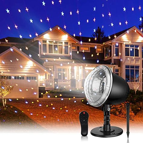 Amazon.com: Star Projector Twinkle Light, Yokgrass Christmas Outdoor Projector Light with 5 Modes and Remote Control, Holiday White Projector for Bedroom Party Wedding Landscape Decorations : Tools & Home Improvement Night Party Decor, Wedding Landscape, Landscape Decorations, Christmas Light Projector, Movie Inspiration, Led Projector Lights, Star Projector Light, Christmas Projector, Starry Night Wedding