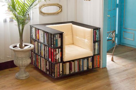 Unique book shelves