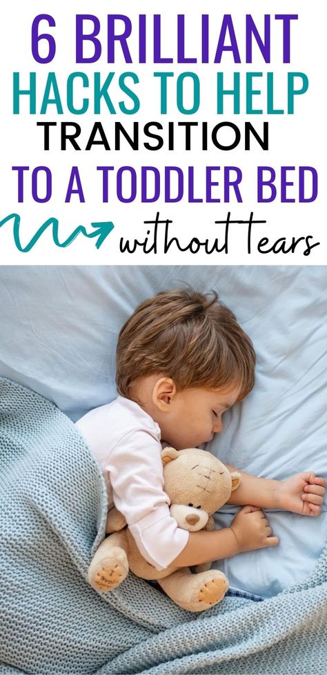 How to manage the transition to toddler bed with ease! When to make the transition Plus tons of helpful tips on switching from crib to toddler bed. Crib To Bed Transition, Transitioning To Toddler Bed, Toddler Bed Transition, Crib To Toddler Bed, Toddler Climbing, Co Sleeping, Big Kid Bed, Toddler Crib, Crib Toddler Bed