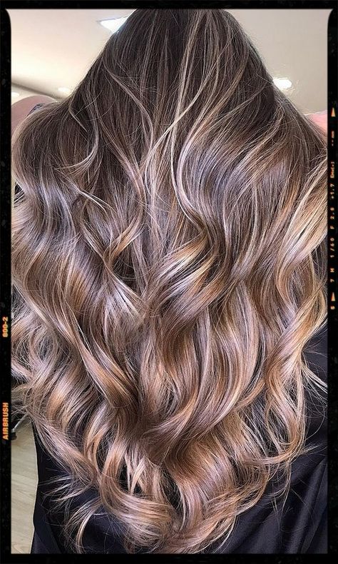 Hair Color Idea - Long Hair Cowboy Coffee Hair, Gradient Hair Color Brown, Biscoff Hair Colour, Milky Hair Color, Coffee Hair Color, Coffee Hair Dye, Best Hair Colour, Cinnamon Hair Colors, Stylish Hair Colors