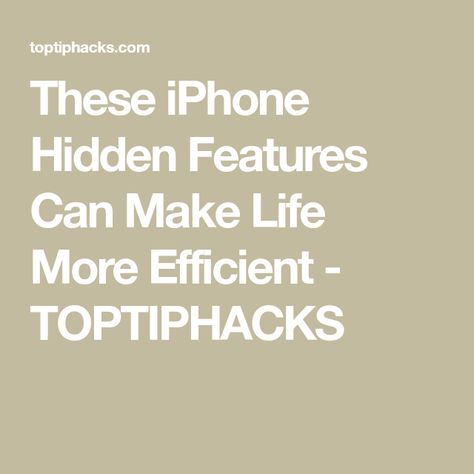 These iPhone Hidden Features Can Make Life More Efficient - TOPTIPHACKS Iphone Secret Codes, Android Phone Hacks, Cell Phone Hacks, Iphone Secrets, Iphone Information, Iphone Info, Mobile Data, Technology Hacks, Iphone Life Hacks