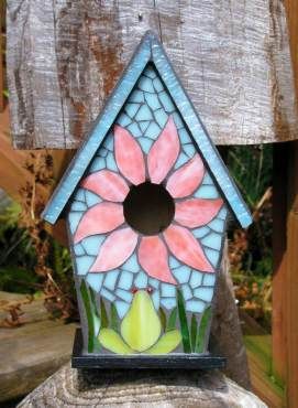 WSHG.NET | Covered in Detail — NW Slugs Handmade Mosaics ... Mosaic Art Diy, Mosaic Pots, Mosaic Flower Pots, Mosaic Garden Art, Mosaic Birds, Mosaic Art Projects, Metal Embossing, Mosaic Madness, Mosaic Murals