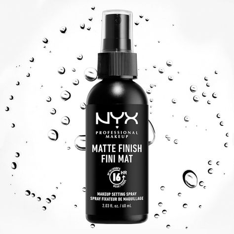 Nyx Setting Spray, Mat Makeup, Professional Makeup Set, Matte Make Up, Fixing Spray, Fresh Makeup, Makeup Spray, Matte Makeup, Nyx Makeup