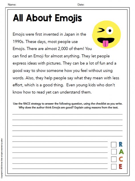 Free ELA downloads: RACE Writing Strategy worksheet Teaching Race Writing Strategy, Race Strategy Graphic Organizer, Ace Writing Strategy, Race Writing Strategy Examples, Race Strategy Practice, Race Reading Strategy, 5th Grade Ela Worksheets, R.a.c.e. Writing Strategy, Race Strategy Activities