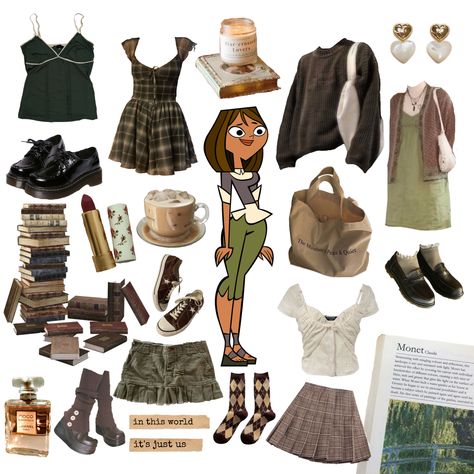 Total Drama Island Costumes Courtney, Courtney Total Drama Outfits, Total Drama Island Outfit Ideas, Total Drama Island Outfits, Total Drama Outfits, Courtney Total Drama Aesthetic, Courtney Total Drama Fanart, Tdi Redesigns, Courtney Aesthetic