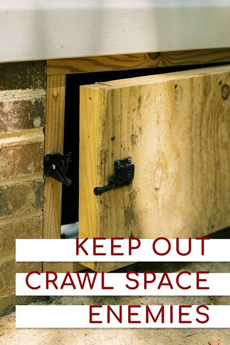 Crawlspace Doors Outside, Diy Crawl Space Door, Crawlspace Doors, Crawl Space Ideas, Mold In Crawl Space, Crawl Space Access Door, Crawl Space Cover, Diy Crawlspace, Crawl Space Door