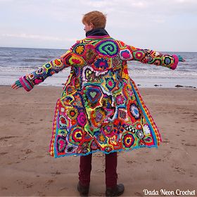 Free Form Crochet, شال كروشيه, Cycle Chic, Form Crochet, Crochet Coat, Wool Projects, Freeform Crochet, Crochet Jacket, Coat Patterns