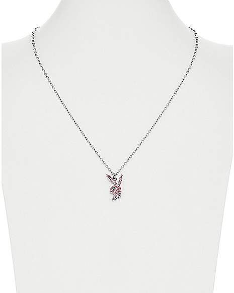 Pink CZ Playboy Bunny Necklace - Spencer's Bunny Necklace, Spencers Gifts, Playboy Bunny, Pink Necklace, Perfect Pink, Body Jewelry, Jewelry Shop, Diamond Necklace, How To Find Out