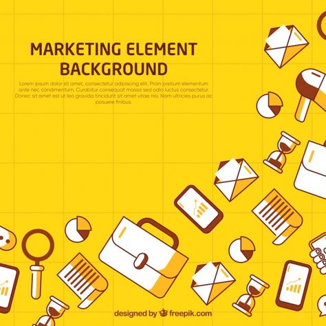 Yellow Infographic, Infographic Business, Digital Background, Yellow Background, Infographic Design, Graphic Resources, Vector Free, Marketing, Yellow