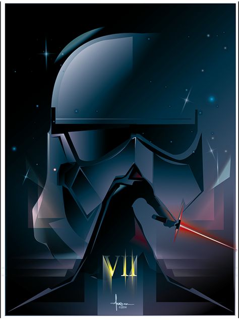 STAR WARS VII - the Dark Side- Vector sketch - Orlando Arocena Star Wars Vii, Star Wars 7, Sabre Laser, Fan Poster, Episode Vii, Star Wars Day, The Force Awakens, Star Wars Wallpaper, Star Wars Fan Art