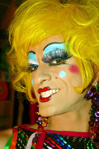 Drag queens Pantomime Dame Makeup, Clown Barbie, Panto Dame, Campy Drag, Bio Queen Drag, Drag King Makeup, Witchy Makeup, Lady Camden Drag, Drag Star